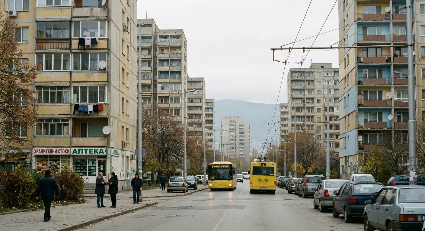 Sofia Bulgaria residential street — cheapest countries to live in Europe, quality-of-life trade-offs